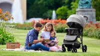 Kočárek sportovní Cruiser pink Kinderkraft + Dětské odrážadlo 2WAY Next
