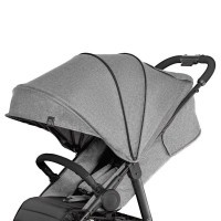 Kočárek sportovní Grande City Black Kinderkraft + Dětské odrážedlo 2WAY Next