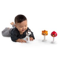 BABY EINSTEIN Chrastítka, Set 3 ks s přísavkami Rattle&Jingle Trio 6m+
