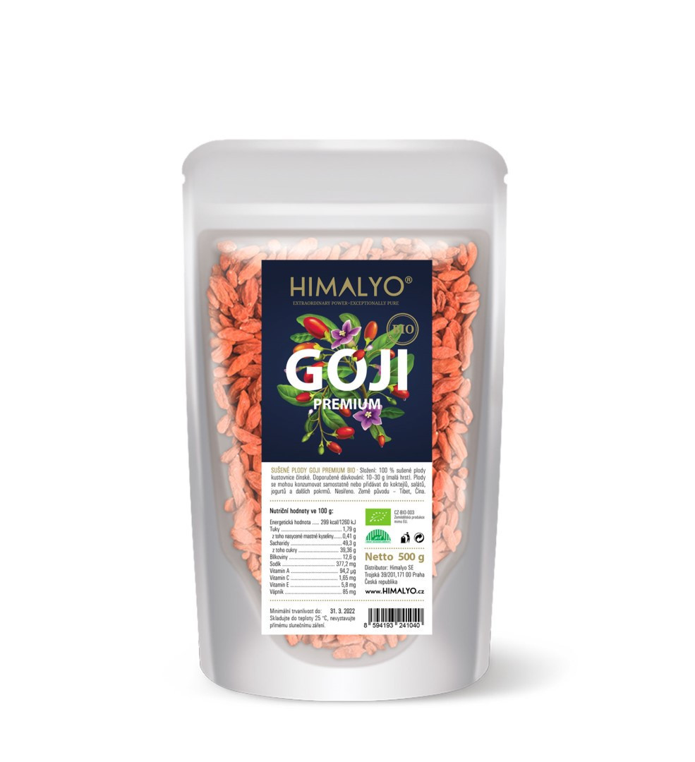 HIMALYO Goji sušené plody PREMIUM BIO