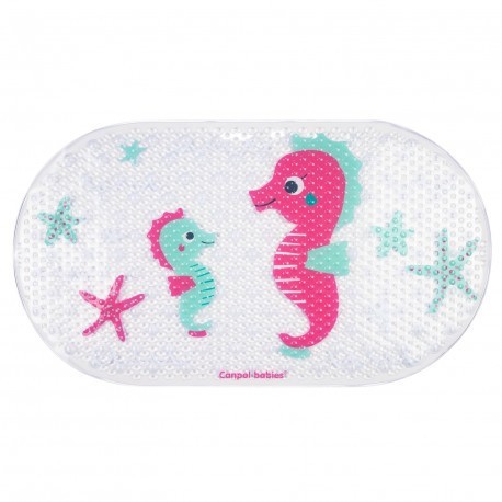 CANPOL BABIES Protiskluzová podložka do vany 69x38 cm LOVE&SEA