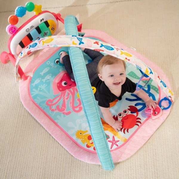 BABY EINSTEIN Deka na hraní s aktivitami 4v1 Kickin' Tunes™ Jellyfish Jamboree™ 0m+