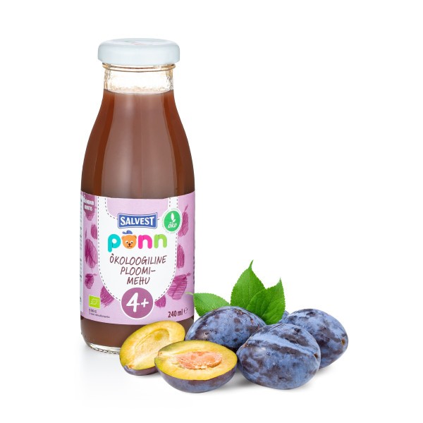 SALVEST Põnn BIO Švestková šťáva s dužinou (240 ml)