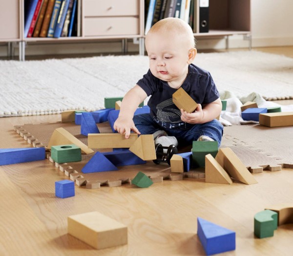 Baby Dan hrací podložka puzzle 90x90 cm