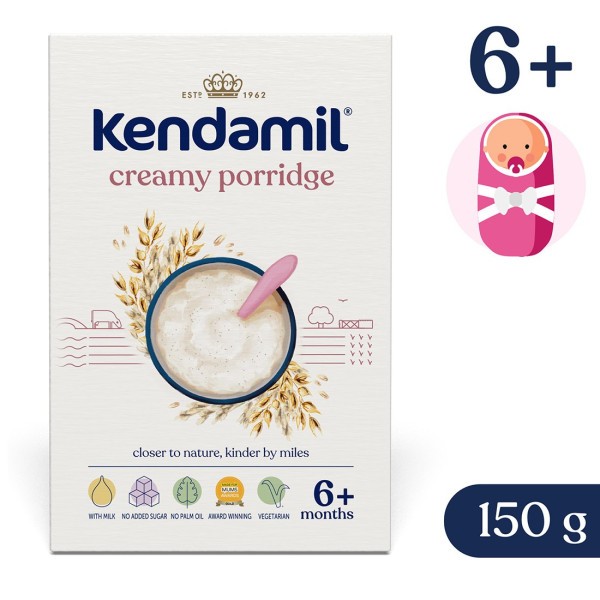 Kendamil mléčná krémová ovesná kaše (150 g)