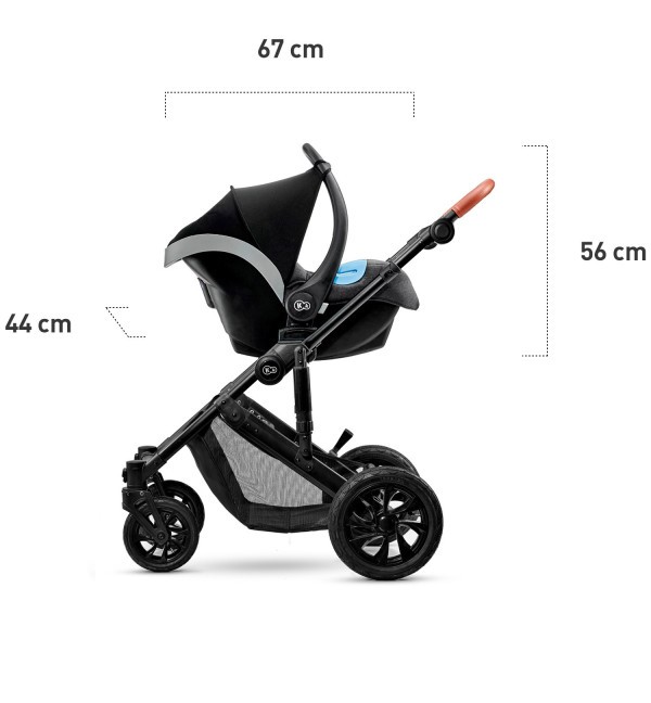 KINDERKRAFT Kočárek kombinovaný Prime 3v1