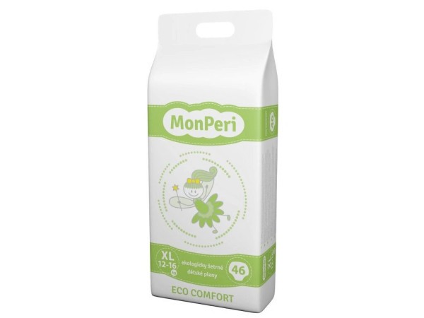 MonPeri Jednorázové dětské plenky ECO comfort XL