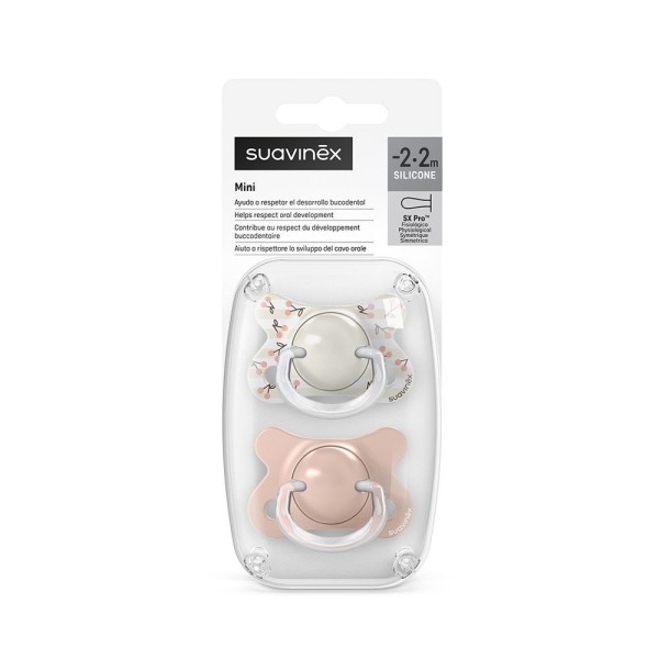 SUAVINEX  Dudlík SX PRO fyziologický BIRDIES -2/2 m