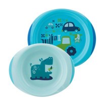Chicco Set Jídelní talíř a miska Chicco Set Jídelní talíř a miska