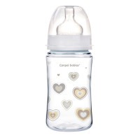 Canpol babies Láhev se širokým hrdlem NEWBORN BABY 240ml bílá