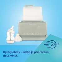 CANPOL BABIES Elektrický double ohřívač a sterilizátor kojeneckých lahví 7v1