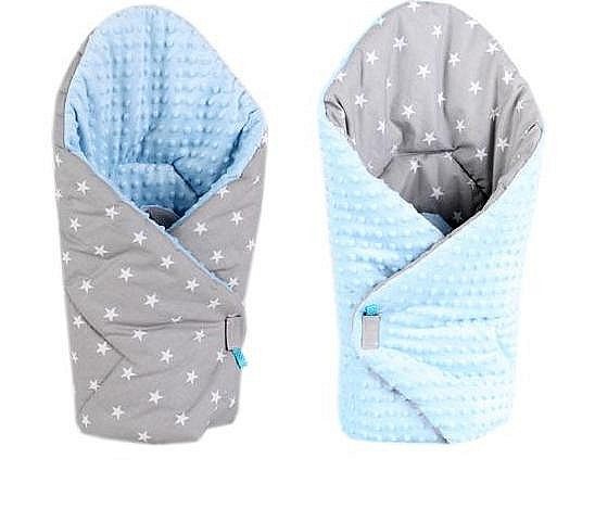 Luxusní zavinovačka MINKY BABY - oboustranná Hvězdičky