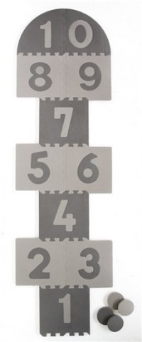Baby Dan Skákací panák - podložka puzzle 90x90 cm