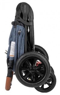 Kočárek sportovní Valco Snap 4 Sport Trend Black Denim + Dětské odrážedlo 2WAY Next
