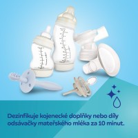 CANPOL BABIES Elektrický double ohřívač a sterilizátor kojeneckých lahví 7v1