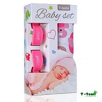 Baby set - bambusová osuška + kočárkový kolíček Baby set - bambusová osuška + kočárkový kolíček
