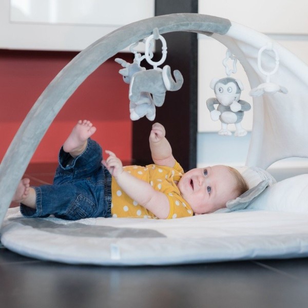 BO JUNGLE Hrací deka s hrazdičkou B-Play Gym