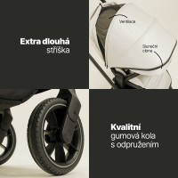 ZOPA Set kočárek Move Cross 5 + hluboká korba  Move XL 5 + autosedačka XM dle vlastního výběru + báze