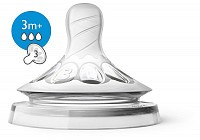 Dudlík NATURAL 3 střední průtok, 2 ks Dudlík NATURAL 3 střední průtok, 2 ks
