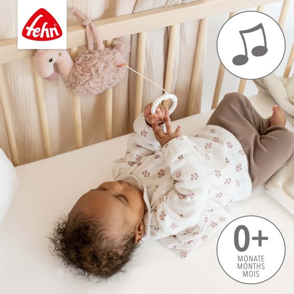 BABY FEHN Hrací plameňák, Pink