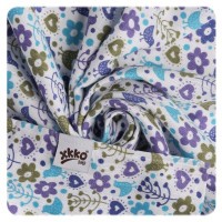 KIKKO Bambusové pleny XKKO BMB 70x70 - Flowers&Birds, 3 ks