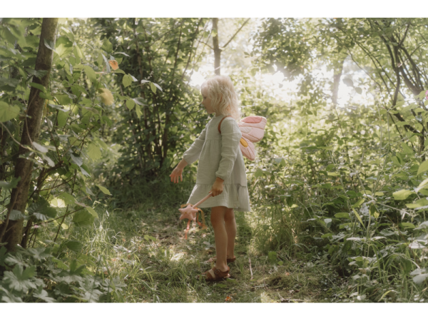 LITTLE DUTCH Vílí křídla a kouzelná hůlka Fairy Garden