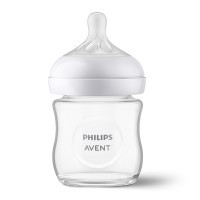 Philips AVENT Láhev Natural Response skleněná 120 ml, 0m+