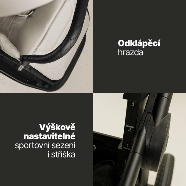 ZOPA Set kočárek Move Cross 5 + hluboká korba Move XL 5 + autosedačka XM
