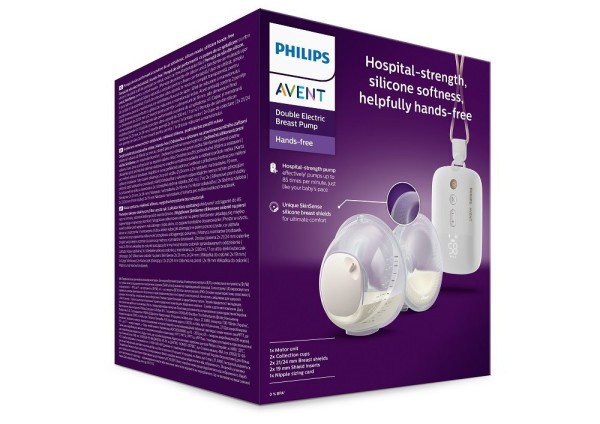 Philips AVENT Odsávačka mateřského mléka elektrická Hands-Free DUO Premium Plus SCF532/11