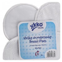 KIKKO Vložky do podprsenky froté Organic (6ks)