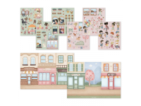 LITTLE DUTCH Knížka se samolepkami Nakupování Rosa