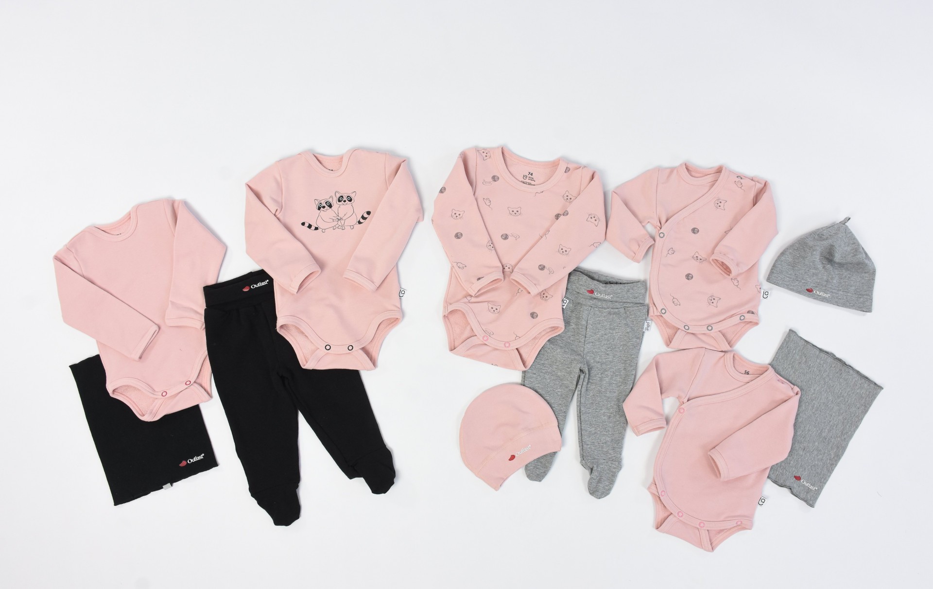 LITTLE ANGEL Body smyk obrázek Outlast® - sv.starorůžová