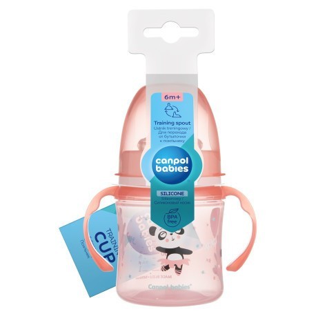 CANPOL BABIES Tréninkový hrneček EXOTIC ANIMALS 120ml