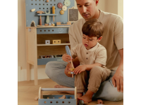 LITTLEE DUTCH Box s nářadím dřevěný Blue