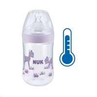NUK Kojenecká láhev Nature Sense s kontrolou teploty 260 ml