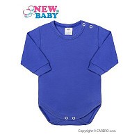 Kojenecké body s dlouhým rukávem New Baby modré Kojenecké body s dlouhým rukávem New Baby modré