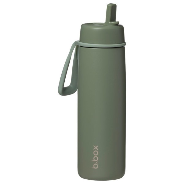 B.BOX Nerezová termolahev s brčkem 690 ml
