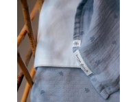 LITTLE DUTCH Plena zavinovací 120x120 cm s potiskem Pure