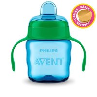 Philips AVENT Hrneček pro první doušky Classic 200 ml s držadly +dárek PETITE&MARS Miska 6m+