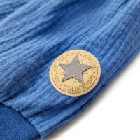 LITTLE ANGEL Šortky tenké harémky - denim
