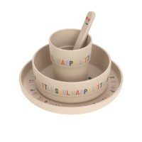 LÄSSIG Nádobí Dish Set PP/Cellulose Happy Fruits