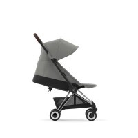 CYBEX COYA Chrome Dark Brown Golfový kočárek