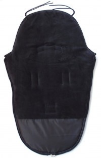 PINKIE Fusak Small Black Comb s kožíškem