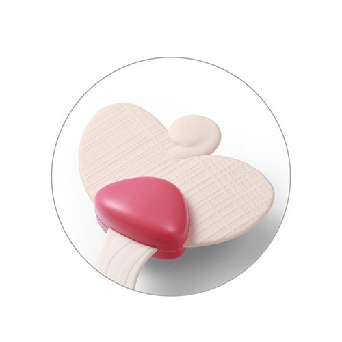 BABYONO Chrastítko s kousátkem 3m+ Heart