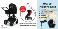 MOON PIÚ MAXI SET Kombinovaný kočárek