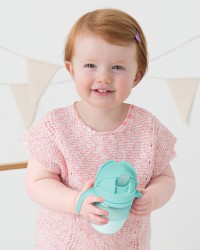 SKIP HOP Hrnek rostoucí Sip-to-Straw Teal 6 m+