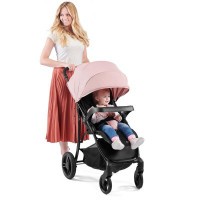 Kočárek sportovní Cruiser pink Kinderkraft + Dětské odrážadlo 2WAY Next