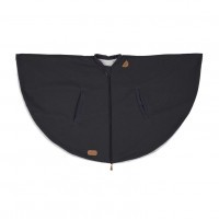 Voksi Poncho dark grey star