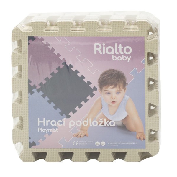 RIALTO BABY Hrací podložka puzzle 90x90 cm