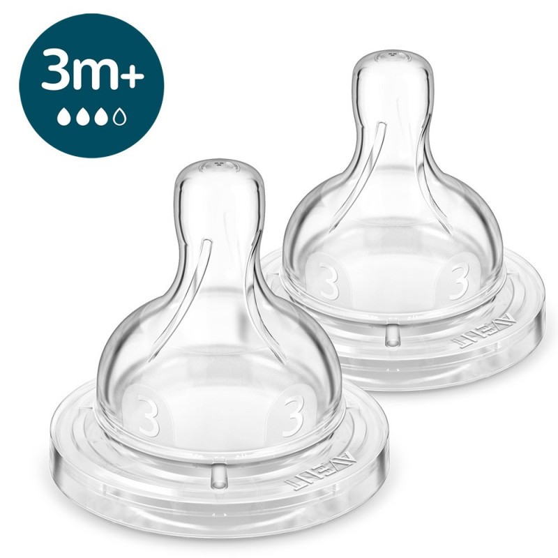 Philips AVENT Dudlík na láhev Anti-colic ,2 ks